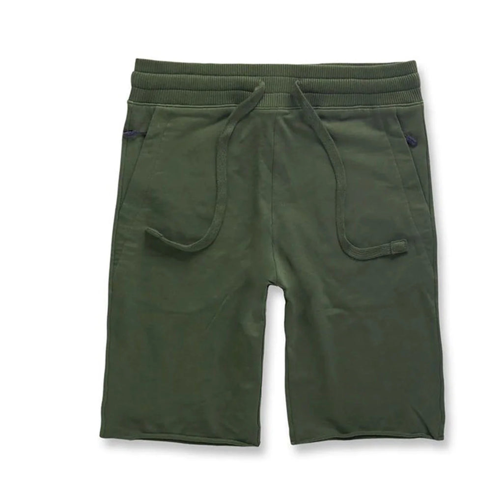 Jordan Craig Men's Palma French Terry Fleece Shorts Army Green