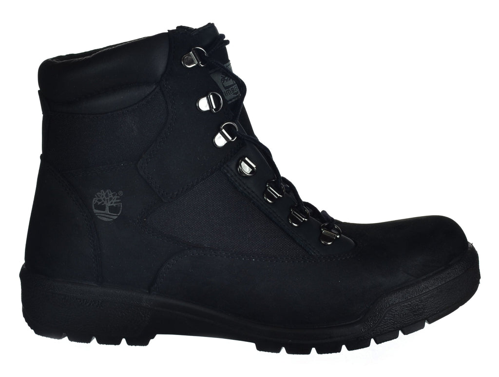 Black timberlands hotsell gum sole