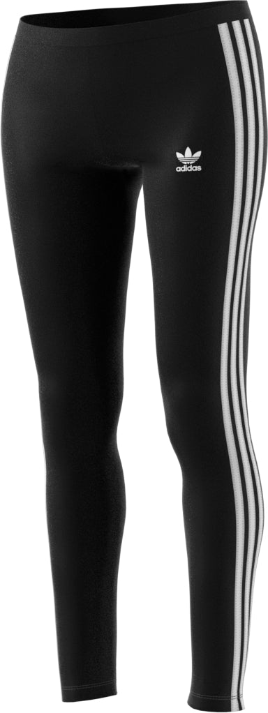 Adidas Womens Originals 3 Stripe Tight Leggings Black White I