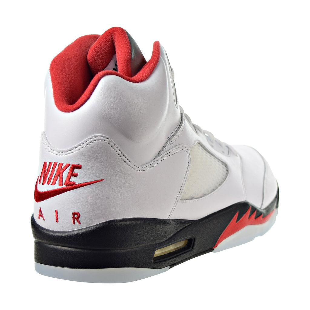 Nike Air Jordan 5 Retro Fire Red White DA1911-102 Men's New
