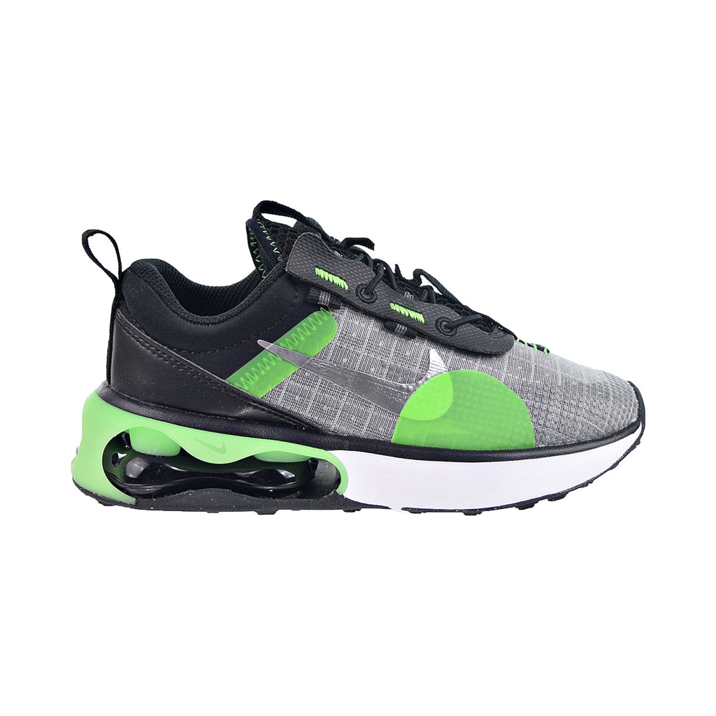 Nike Air Max 2021 (PS) Little Kids' Shoes Black-Chrome-Green Strike 