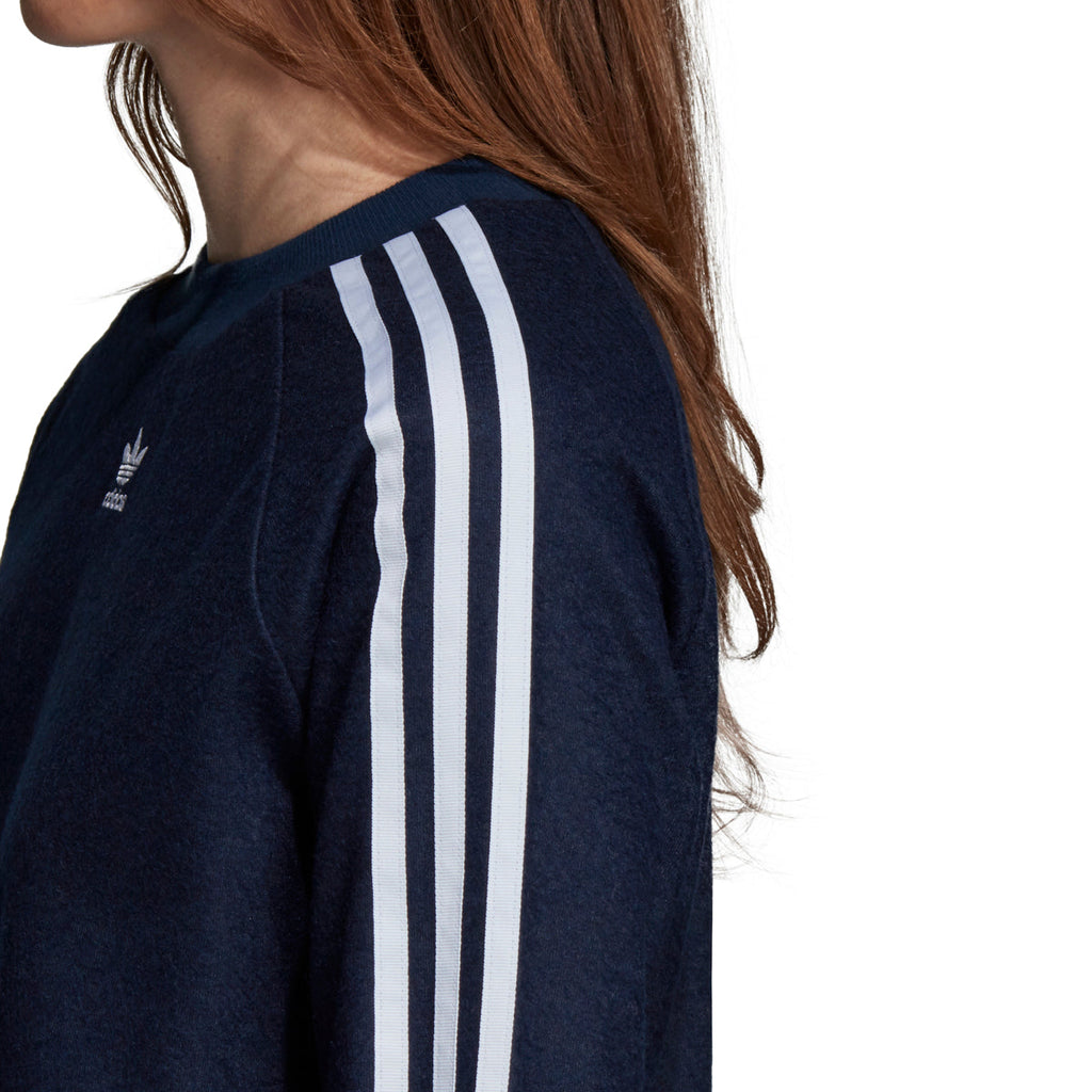 ADIDAS Women Joggers Pearl Trefoil Cuffed Dark Blue 