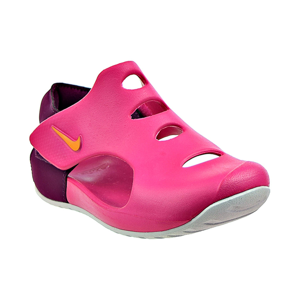 Nike Sunray – Protect Sandals 3 Plaza Pink NY Little Kids\' Sports Prime-Sangria-Whi (PS)