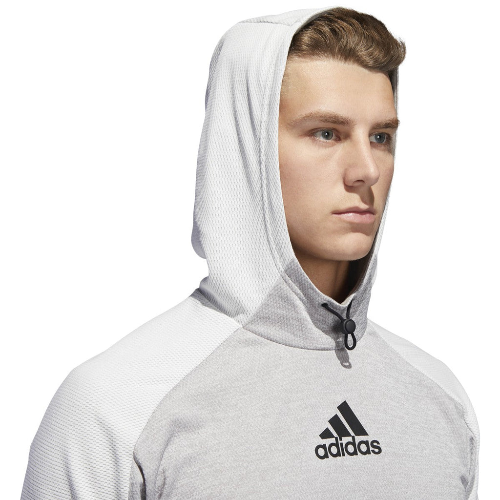 Athletics Short Sleeve Hoodie- White