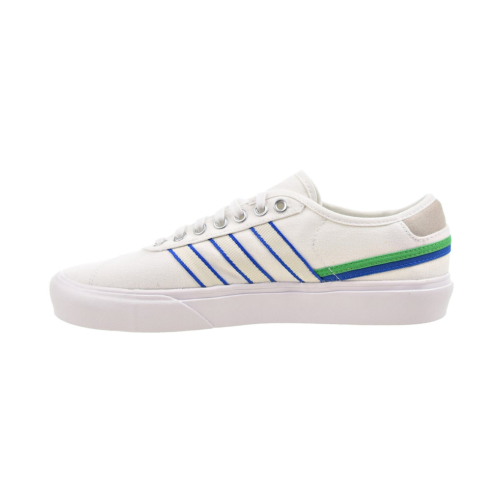  adidas Delpala White/Vivid Green/White Men's 7