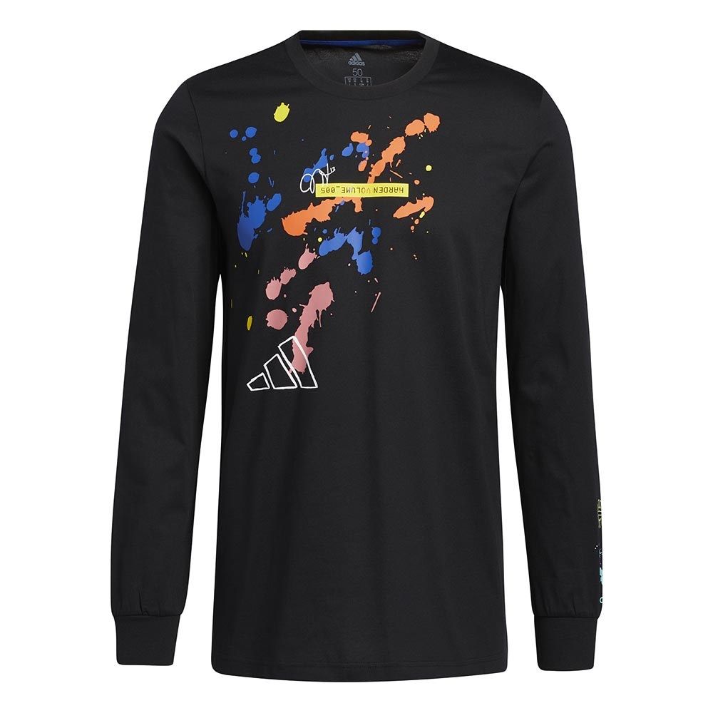 Adidas Harden Vol. 5 Long-Sleeve Men's Crew T-Shirt Black