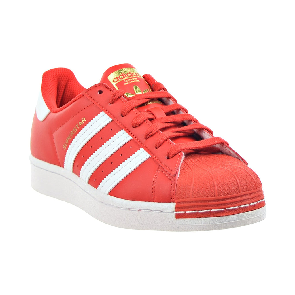 Adidas Originals Superstar Men's Shoes Red-Cloud White-Gold Metallic – Sports  Plaza NY