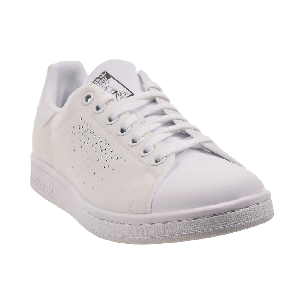 NY Plaza Sports Big Cloud Smith Shoes – Stan White-Silver Kids\' Adidas Metallic