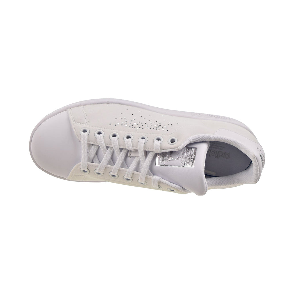 Adidas Stan Smith Big Metallic – Plaza Sports Cloud White-Silver NY Shoes Kids