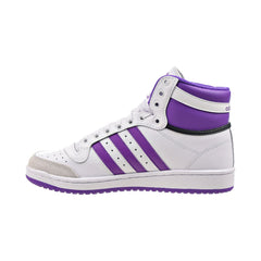 Adidas Top Ten Hi Men's Shoes White-Purple – Sports Plaza NY