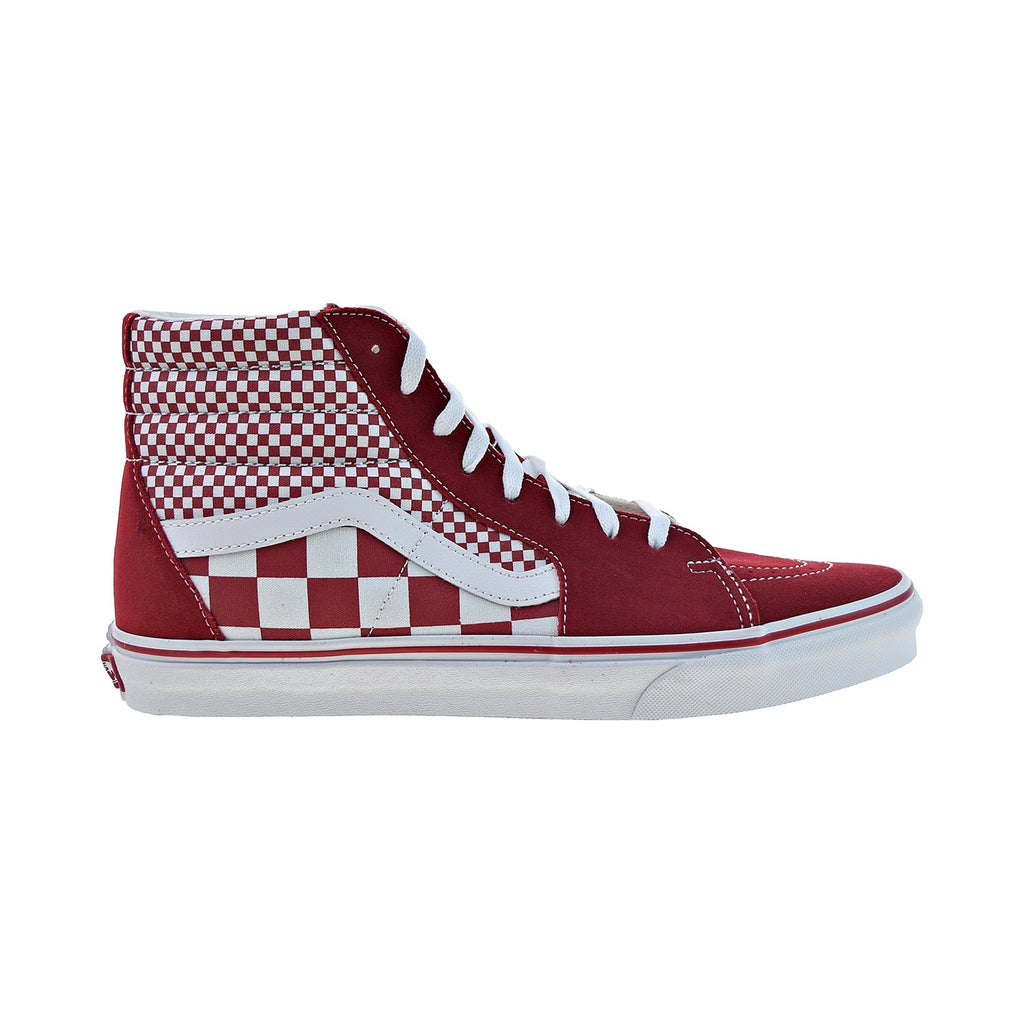 Vans Sk8-Hi Mix Checker Men's Shoes Chili Pepper